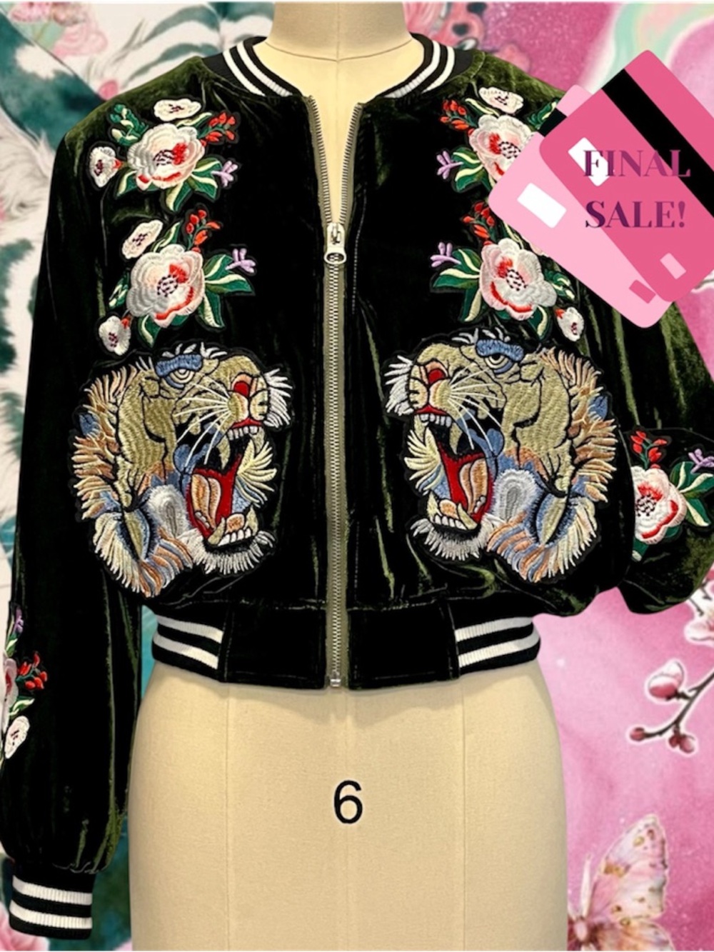 Forever21 Velvet Bomber Jacket